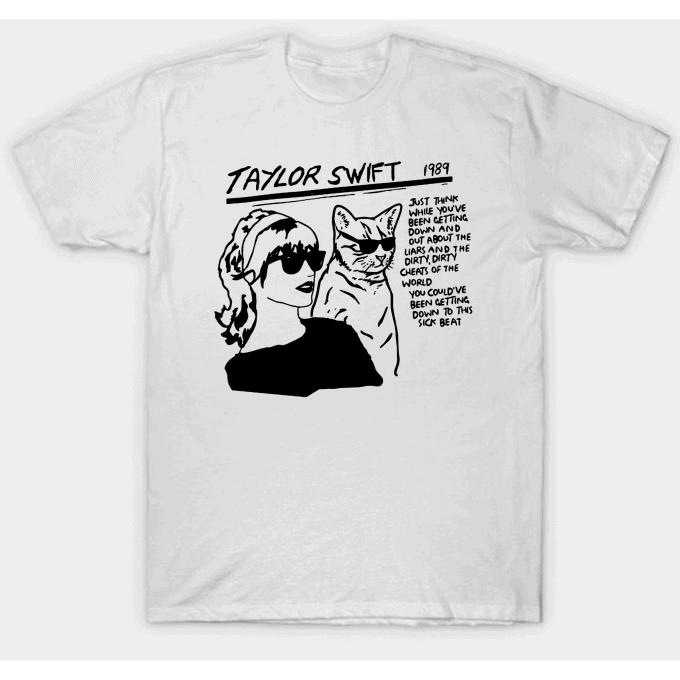 Sonic Youth Goo Parody Taylor Swift 1989 T-shirt