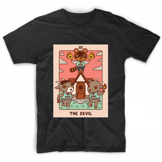 Animal Crossing Tom Nook The Devil T-shirt