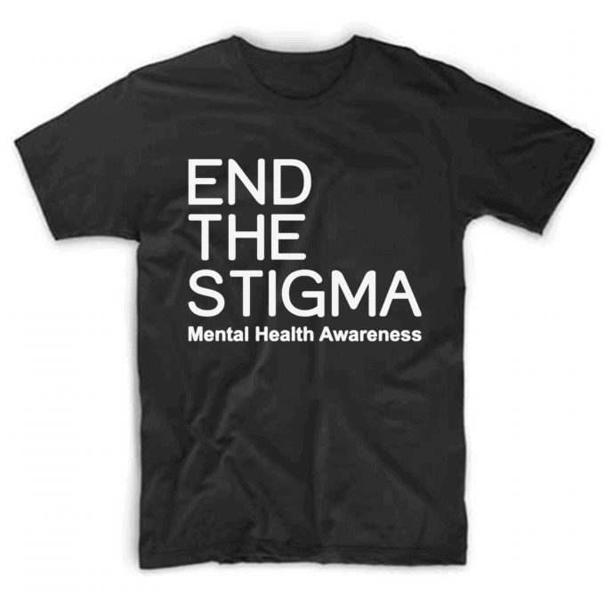 End The Stigma Mental Health Awareness T-shirt