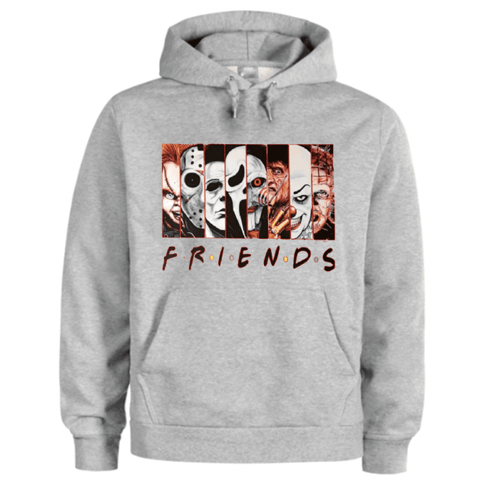 Horror Character Friends Halloween Hoodie