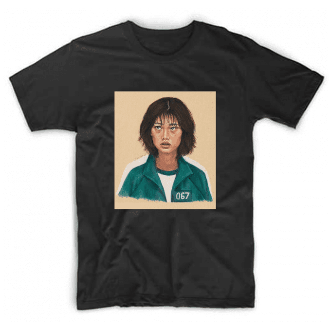 Kang Sae Byeok Poster Squid Game Player 067 T-shirt