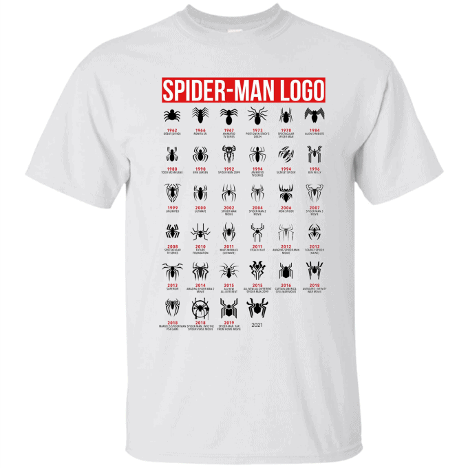 Spiderman Logo 1962 - 2021 T-shirt