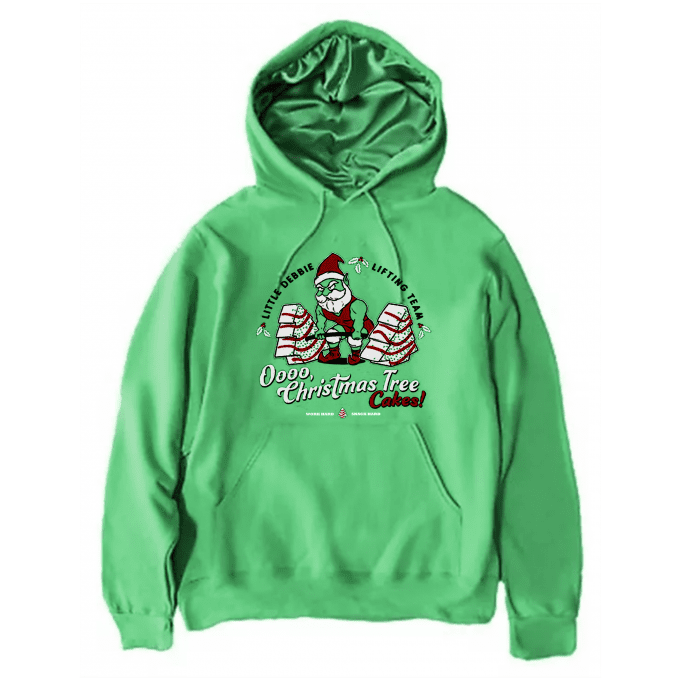 Little Debbie Lifting Team Christmas Tree Cakes Hoodie