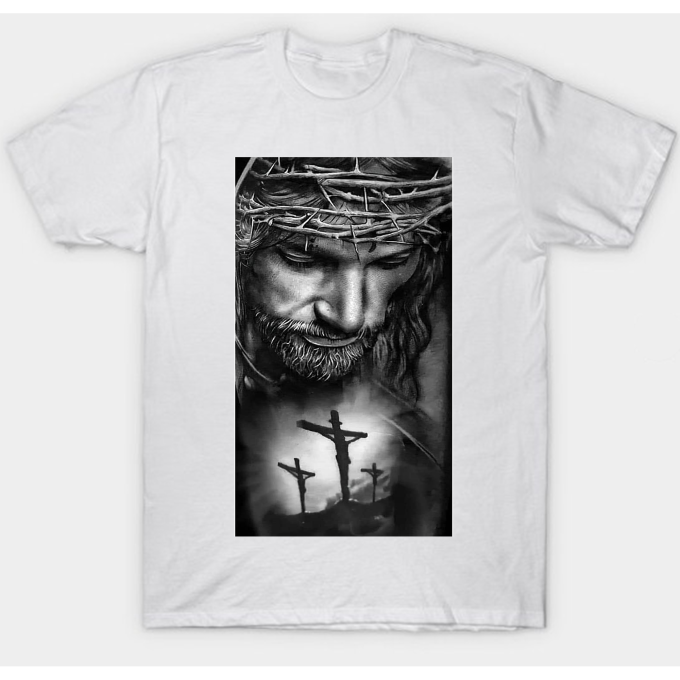 Jesus Diamond Painting T-shirt - Image 2