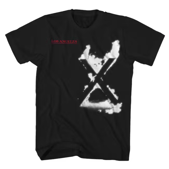 Los Angeles Flaming X T-shirt
