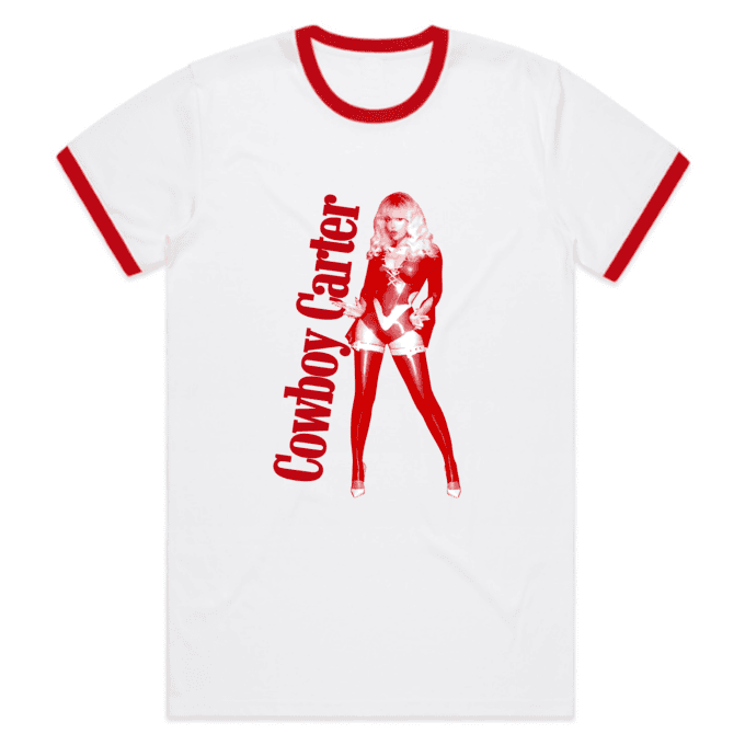 Beyonce Cowboy Carter Ringer T-shirt
