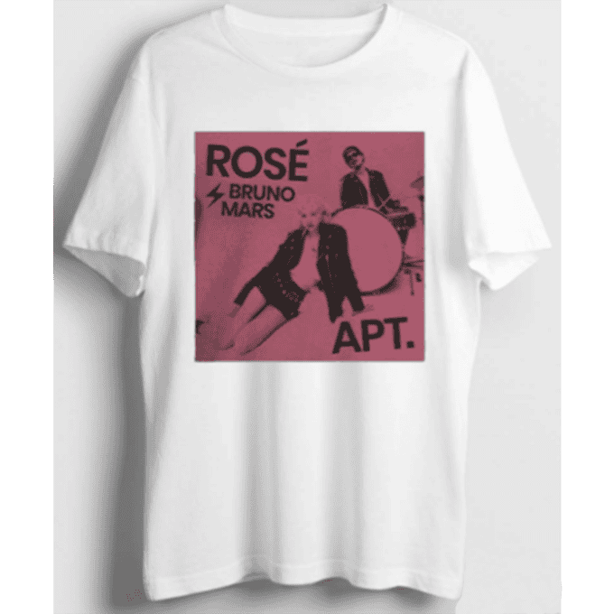 Rose And Bruno Mars New Song APT 2024 T-shirt